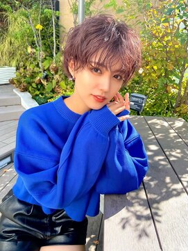 サンド 鹿児島中央(sand) 黒髪/グレーベージュ/レイヤーロング/前髪パーマ[鹿児島駅]