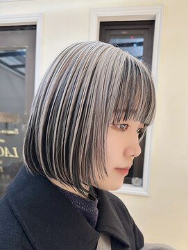 ラグーン 原宿 表参道(LAGOON) 【LAGOON】アンブレラカラー/ホワイト/グレーブラック