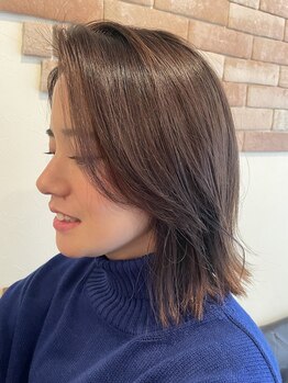 エムドットヘアーサロン(M. hair salon)の写真/髪質改善カラー新登場！立体感のあるワンランク上のカラーを実現し、大人女性の魅力UP☆白髪ぼかしも対応◎