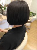 タイトボブ/切りっぱなしボブ/ミニボブ/コロンとボブ/黒髪ボブ