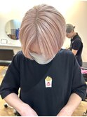 前髪パーマ ぱっつん前髪 ボブパーマ