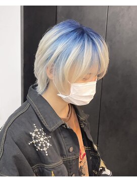 ギークス(GEEKS) 【GEEKS渋谷】デザインカラー/ホワイト/ブルー/ウルフ/夏カラー