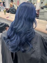 ベレーザ 渋谷(BELEZA)&nbsp;9244艶髪ネイビーグレーブルーグレージュレイヤーブルーシルバー