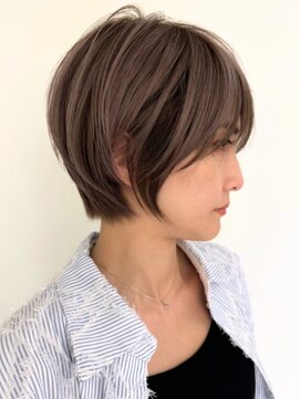 ネイロ バイ ジルブラン 葛西(NeiRo by JIL BLAN) ハイライト白髪ぼかしダブルカラーインナーカラーショートボブ