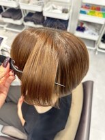 ネイロ 日本橋(NeiRo)&nbsp;小顔ショートボブカラー大人ショートボブひし形ショートカット