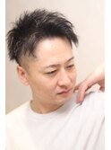 30代40代ビジネスツーブロックアップバングモテモテ爽やか