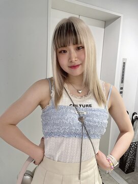 リンドトウキョウ(LINDO TOKYO) ハイトーン/大阪美容室/ミルクティーベージュ/ホワイトブロンド