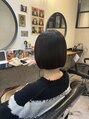 アグ ヘアー パンサー 長崎駅前店(Agu hair panther) 切りっぱなし、丸みボブ好きです