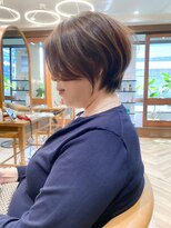 ロンド エメ 柏(Lond aimer) イメチェン×ブリーチなしダブルカラー髪質改善前髪ショート[柏]