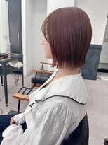 ネオリーブ クーロ(Neolive curro)&nbsp;小顔タッセルボブ×似合わせカット[ぱつっとボブ/縮毛矯正/横浜]