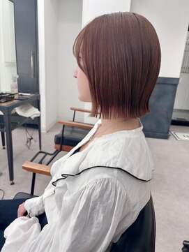 ネオリーブ クーロ(Neolive curro) 小顔タッセルボブ×似合わせカット[ぱつっとボブ/縮毛矯正/横浜]