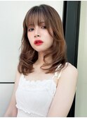 美髪韓国ヘア顔周りレイヤーミディアム_29638