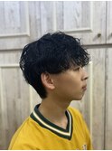 波巻きパーマ/波巻きスパイラル
