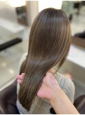 【髪質改善トリートメント】ハイブリーチの乾燥毛からうる艶髪へ