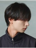 黒髪マッシュナチュラルマッシュメンズヘア韓国ツーブロック