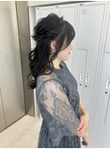 long  hair arrange
