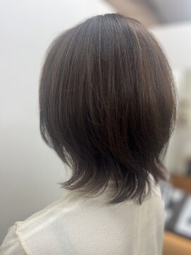 松本平太郎美容室 大宮店 おとなウルフ（モカベージュMIX）/30代40代50代60代