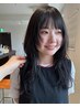 【就活応援!黒染めを使わず透明感のある暗髪に♪】カット＋暗髪カラー＋TR