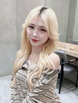 ロンドリゼル 札幌(Lond RiseL) 顔周り/小顔/レイヤー/髪質改善/韓国風巻き/ミルクティー/札幌