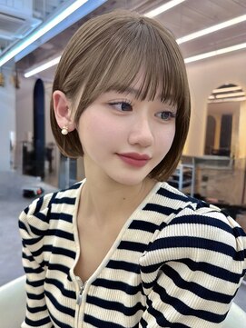 ロンドネートゥル 新潟(Lond naitre) ダークアッシュ/似合わせカット/レイヤーカット(新潟/万代)