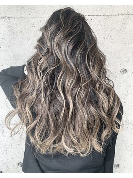 molt 麻生/レイヤーカット/ボブ/バレイヤージュ/ハイライト/海外ヘア 【モルト】 バレイヤージュ