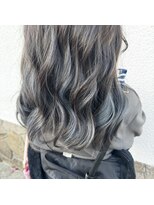 ビゼン 東伏見本店(hair make BIZEN) キッズブルーバレイヤージュ