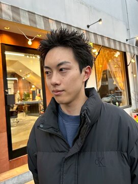 エディ(Edy) メンズスパイキーショートスパイキーボックスショート刈り上げ