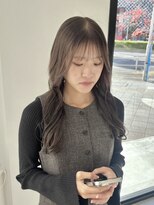 ヘアーアイスカルテット(HAIR ICI QUARTET)&nbsp;20代30代40代大人可愛いブリーチなしカラーオリーブグレージュ