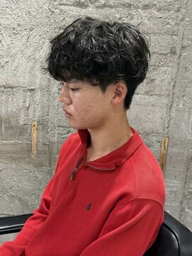 ニアウ 太田店(Niau) MEN’S/リバースセンターパート/ニュアンスパーマ/太田