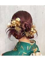 プロッソル 山本店(PROSOL)&nbsp;ヘアセットカチモリヘアシニヨン成人式卒業式韓国風ヘア