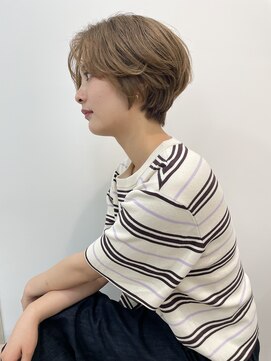 シアアルン 新小岩店(SHEER alun) ◆【春夏】大人くびれショート×ブリーチベージュ【新小岩】