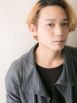 モッズヘア メン 南越谷南口店(mod's hair men)&nbsp;ハイトーンカラーかき上げサーフカールラウンドマッシュY南越谷
