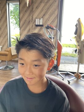 ルネッサンスヘアー ラファエロ(RAFFAELLO) アップバングで爽やかboy 夏ヘア