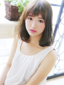 ヘア ジュレ ドゥ(hair jurer deux) 【ヘアジュレドゥ 花井】 甘めバングでモテふわミディ☆