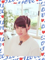 グリッター ヘアー(Glitter hair) お祭お囃子アップ