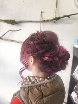 ヘアセットサロンエッジ(Edge) 舞台映えアップスタイル