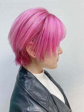テトヘアー(teto hair) ハイトーンピンク、薄いピンク、ホワイトピンクパープル