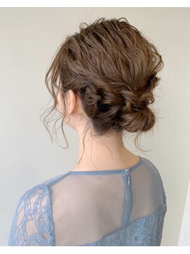 ルクス(Lx) 結婚式お呼ばれ☆大人かわいい王道シニヨン