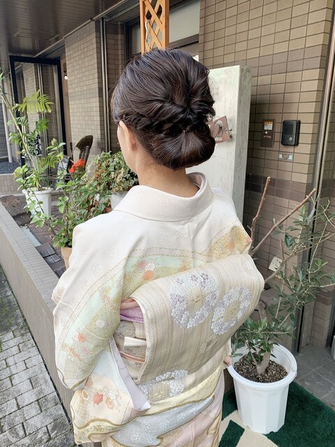 〈着物〉ヘアセット＋訪問着