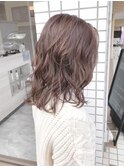 #春色ラベンダーアッシュ×デジタルパーマ