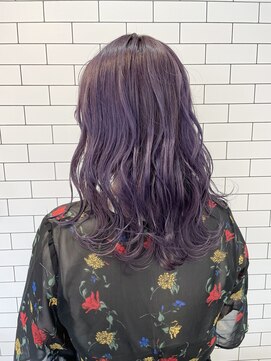 リベルテ 岡崎店(Liberte) 【パープルカラー】原宿系波ウェーブ