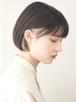 ルアン 上通り(ruen) ボブ ミニボブ インナーカラー 耳かけ ショートボブ ruen 上通り