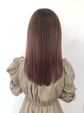 フィズ ヘア 三条店(fizz hair) 深みピンクの秋ヘア