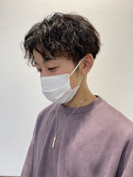 ゴデーレ(GODERE) 20代30代メンズパーマツイスパ黒髪髪ナチュラルニュアンス