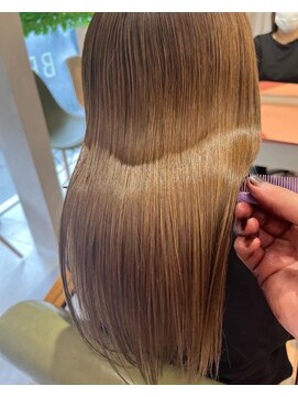 ヘアーザラブズラフズ オーガニカ 北九州(HAIR THE LOVES LAUGHS ORGANICA) LL式ストレート*