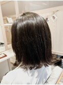 切りっぱなしボブ