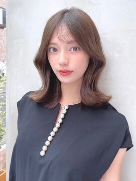 ミラリー トウキョウ(Mirareee Tokyo) 20代30代40代◎韓国ヘアー顔周りレイヤー青髪似合わせカットロブ