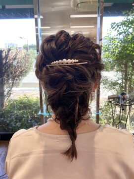 ネバーランド 平成店(NEVER LAND) プチ編みおろしヘア