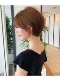 長めの大人美人ショート/20代30代/ショートヘア