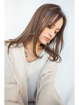 ケアリー 成増(Carelly) 大人かわいい前髪セシルカットココアブラウンフリンジウェーブ